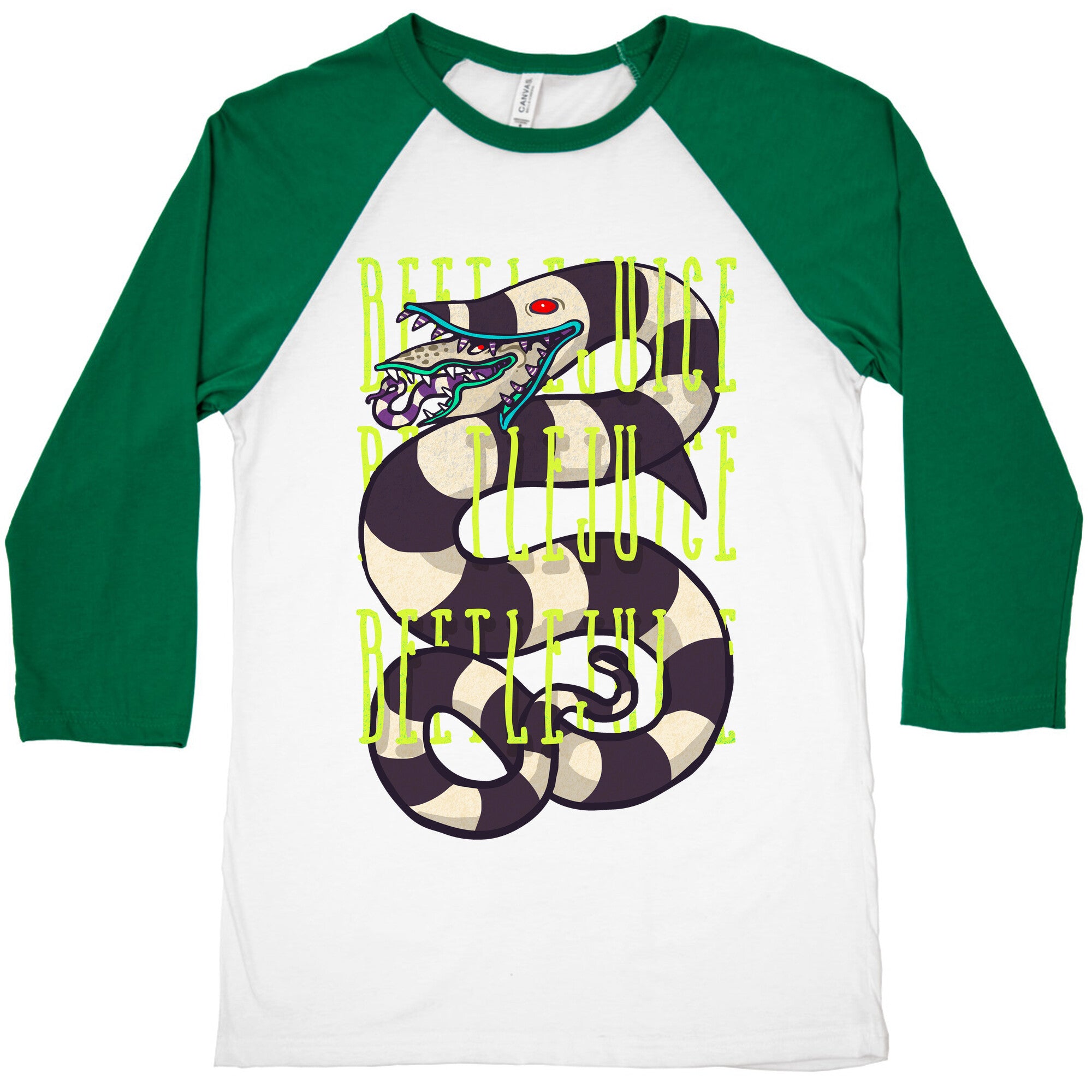 Beetlejuice Beetlejuice Beetlejuice Baseball Tee